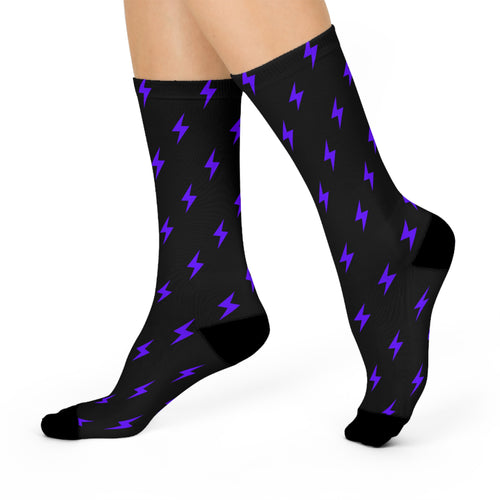 Bolts Cushioned Crew Socks