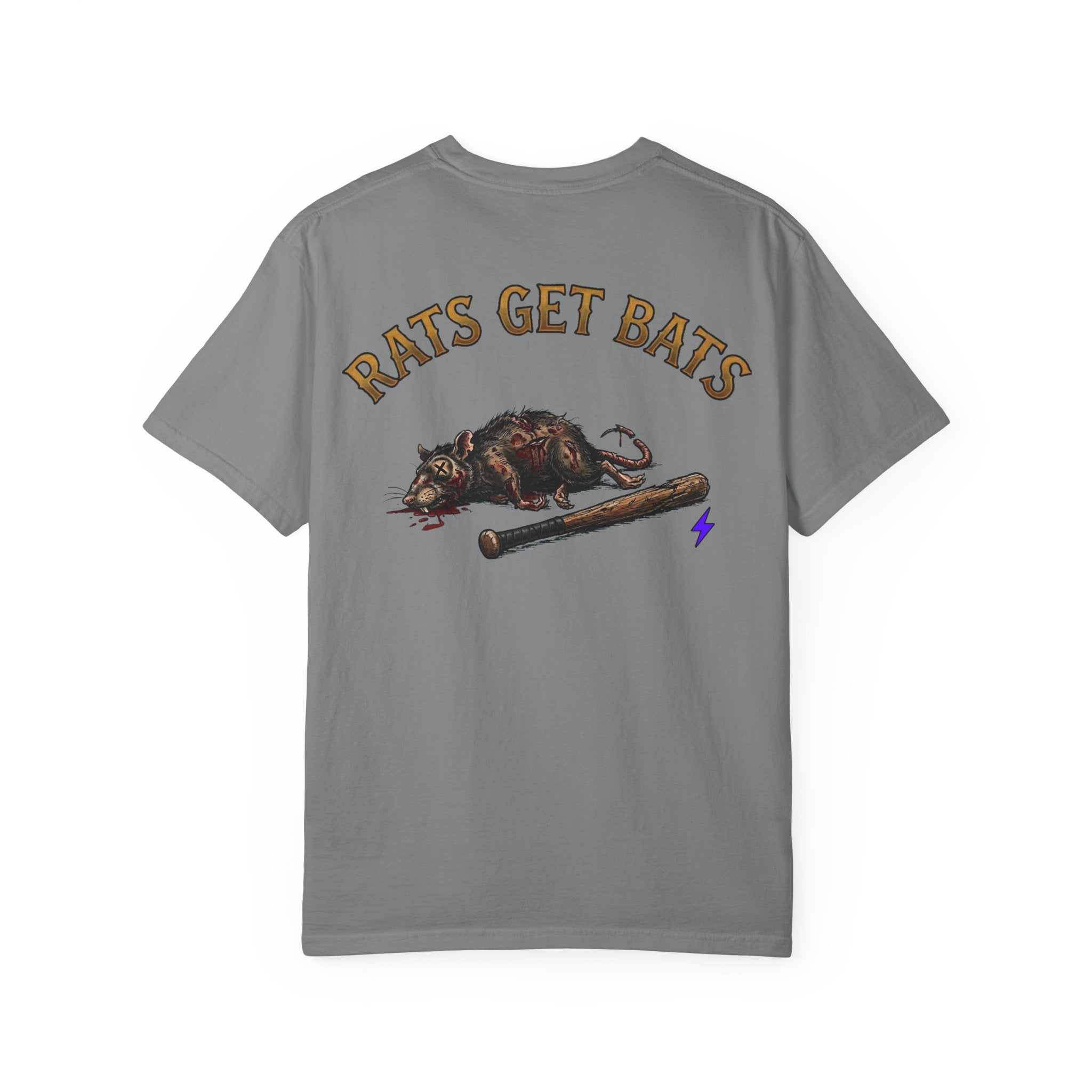 Rats Get Bats Garment-Dyed T-shirt