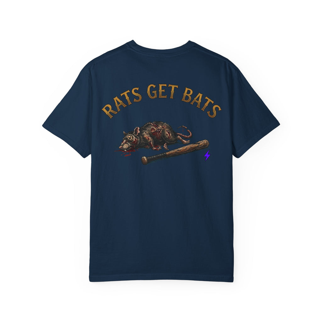 Rats Get Bats Garment-Dyed T-shirt