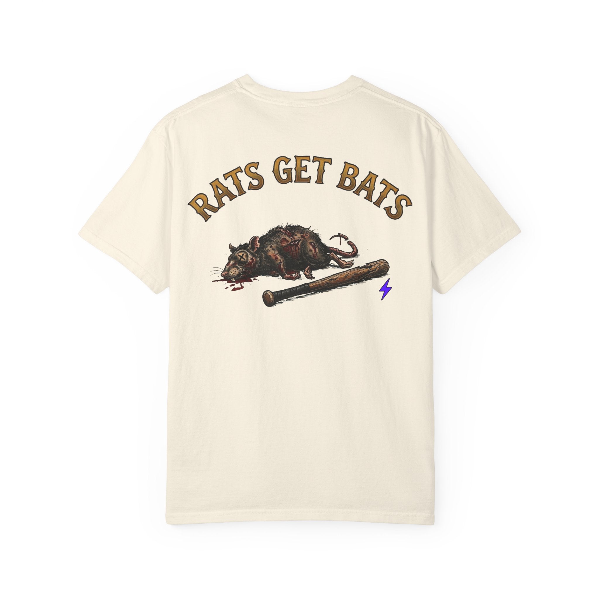 Rats Get Bats Garment-Dyed T-shirt