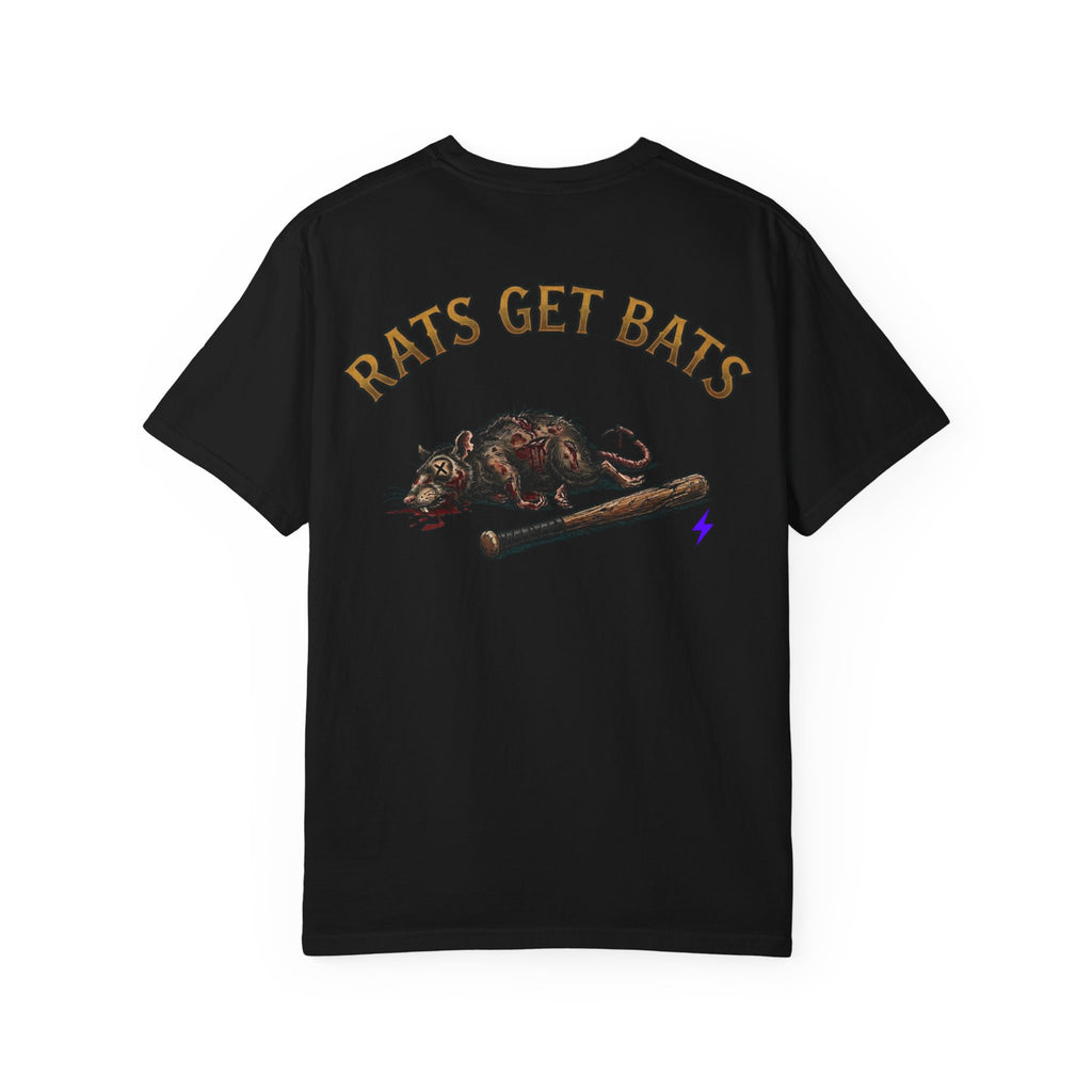 Rats Get Bats Garment-Dyed T-shirt