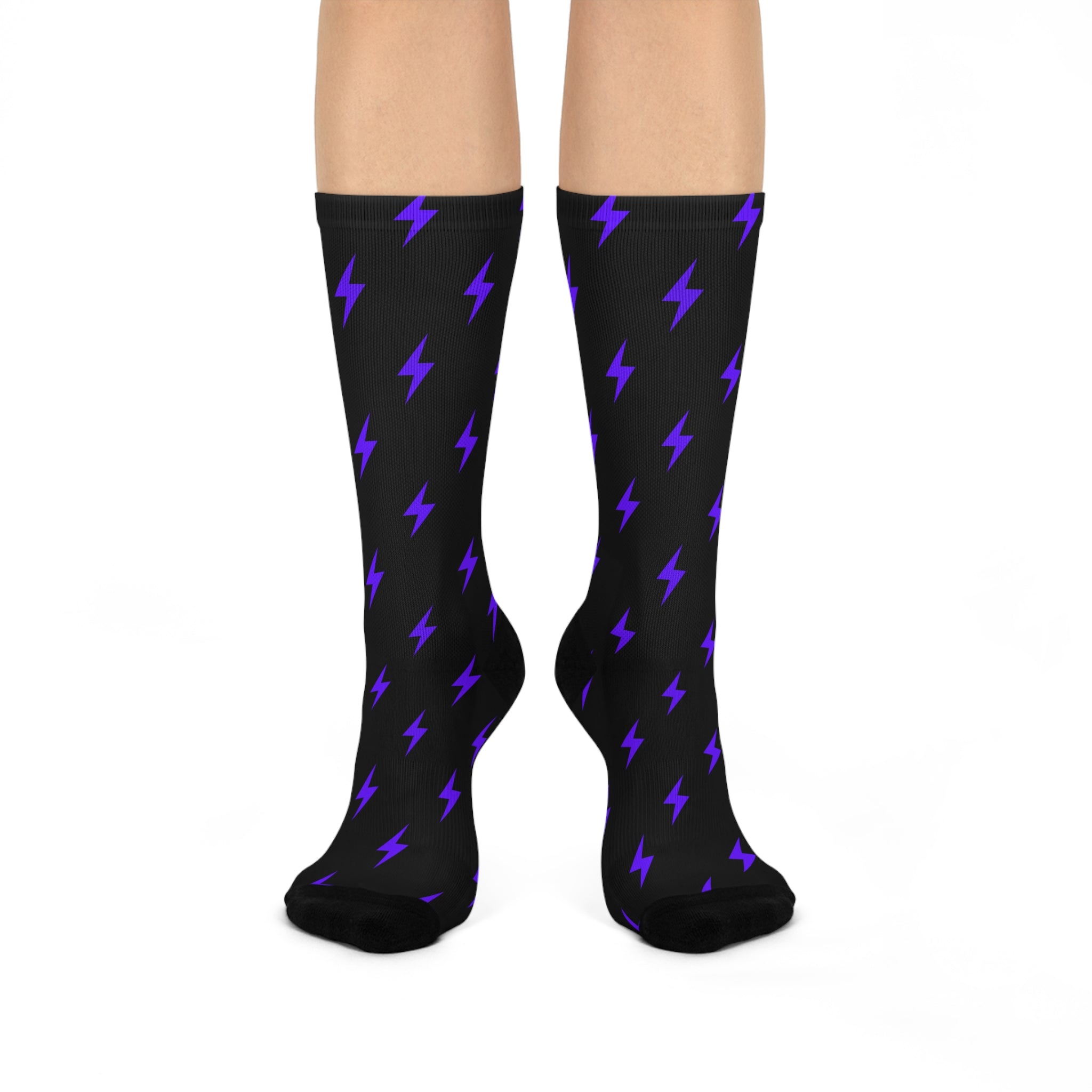 Bolts Cushioned Crew Socks