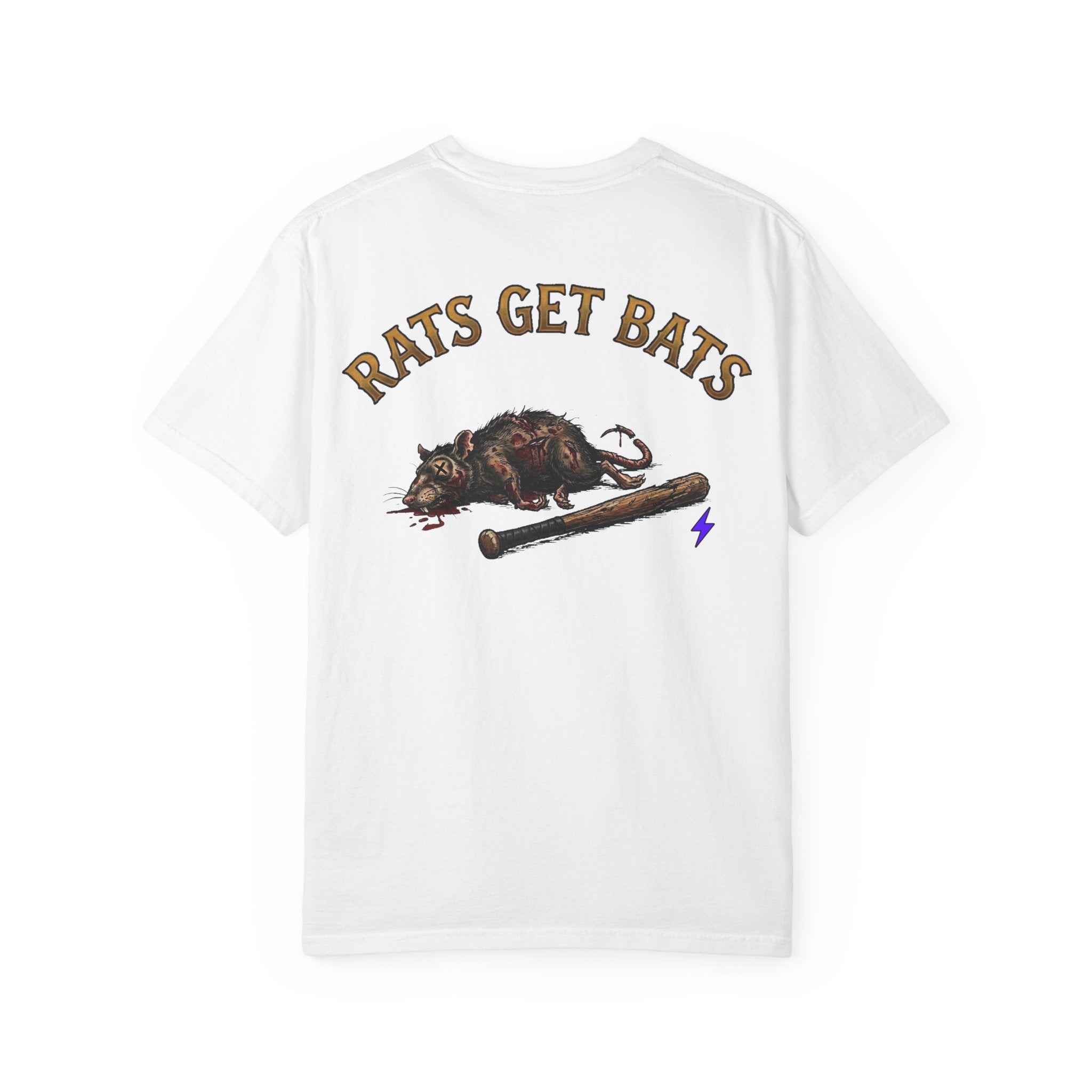 Rats Get Bats Garment-Dyed T-shirt