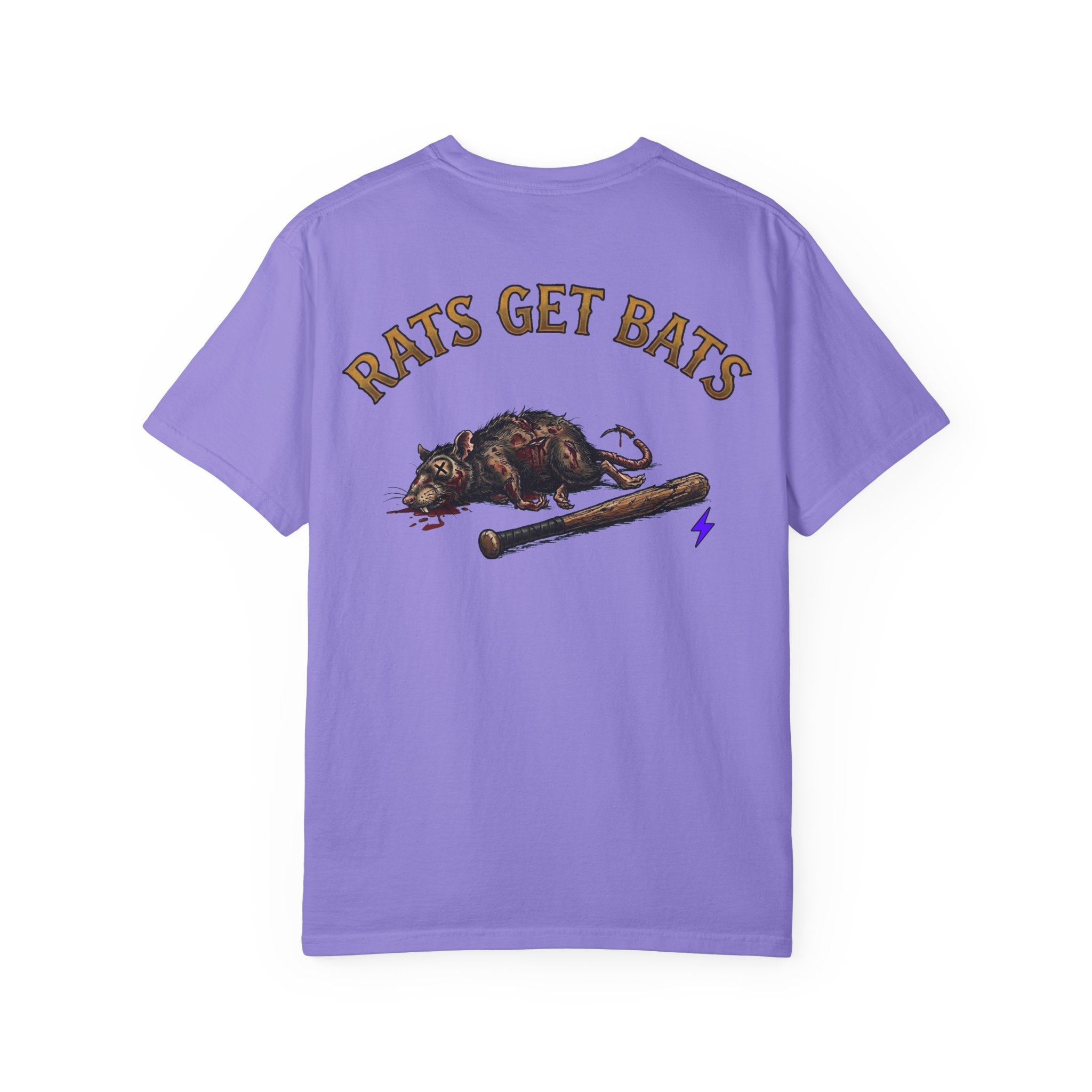 Rats Get Bats Garment-Dyed T-shirt