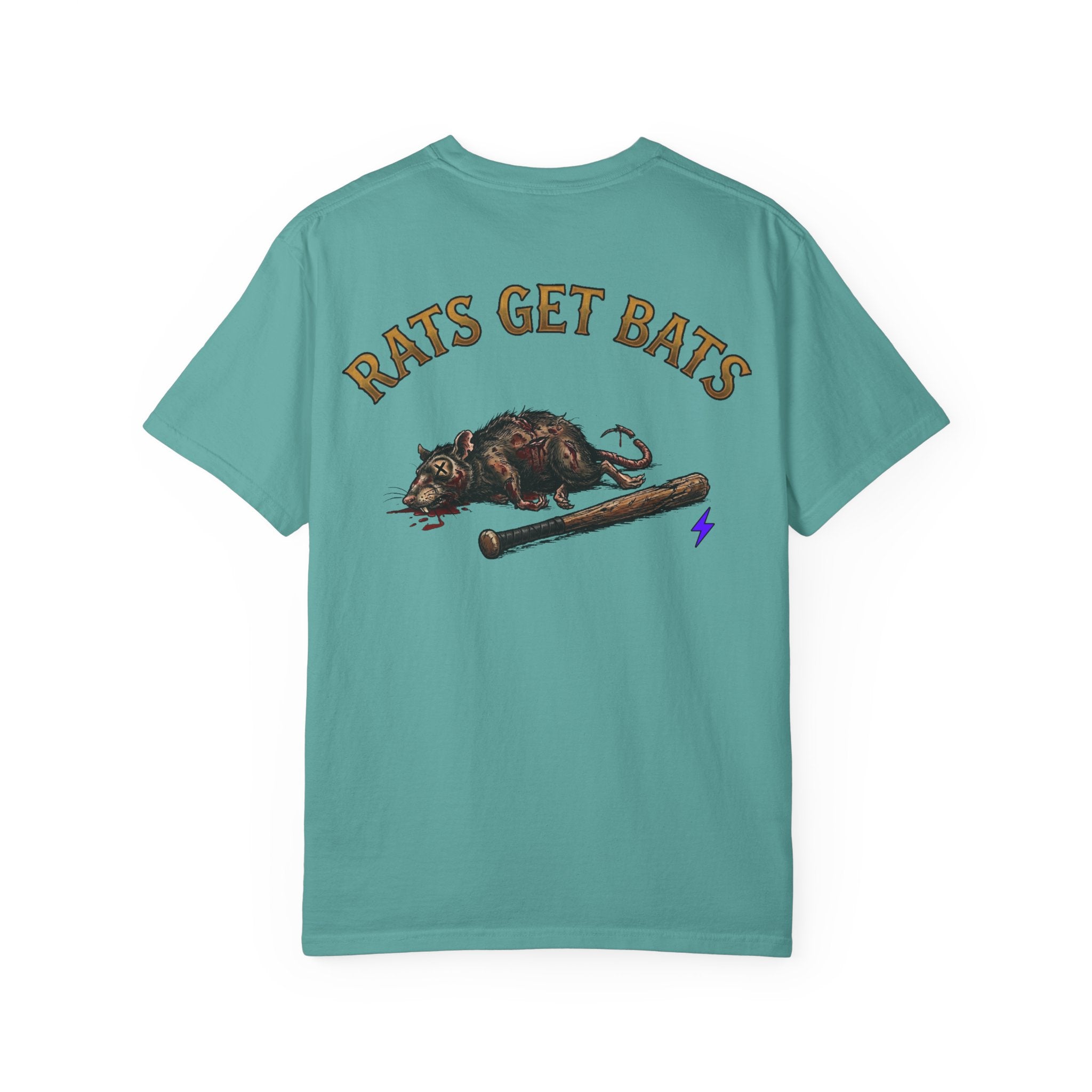 Rats Get Bats Garment-Dyed T-shirt