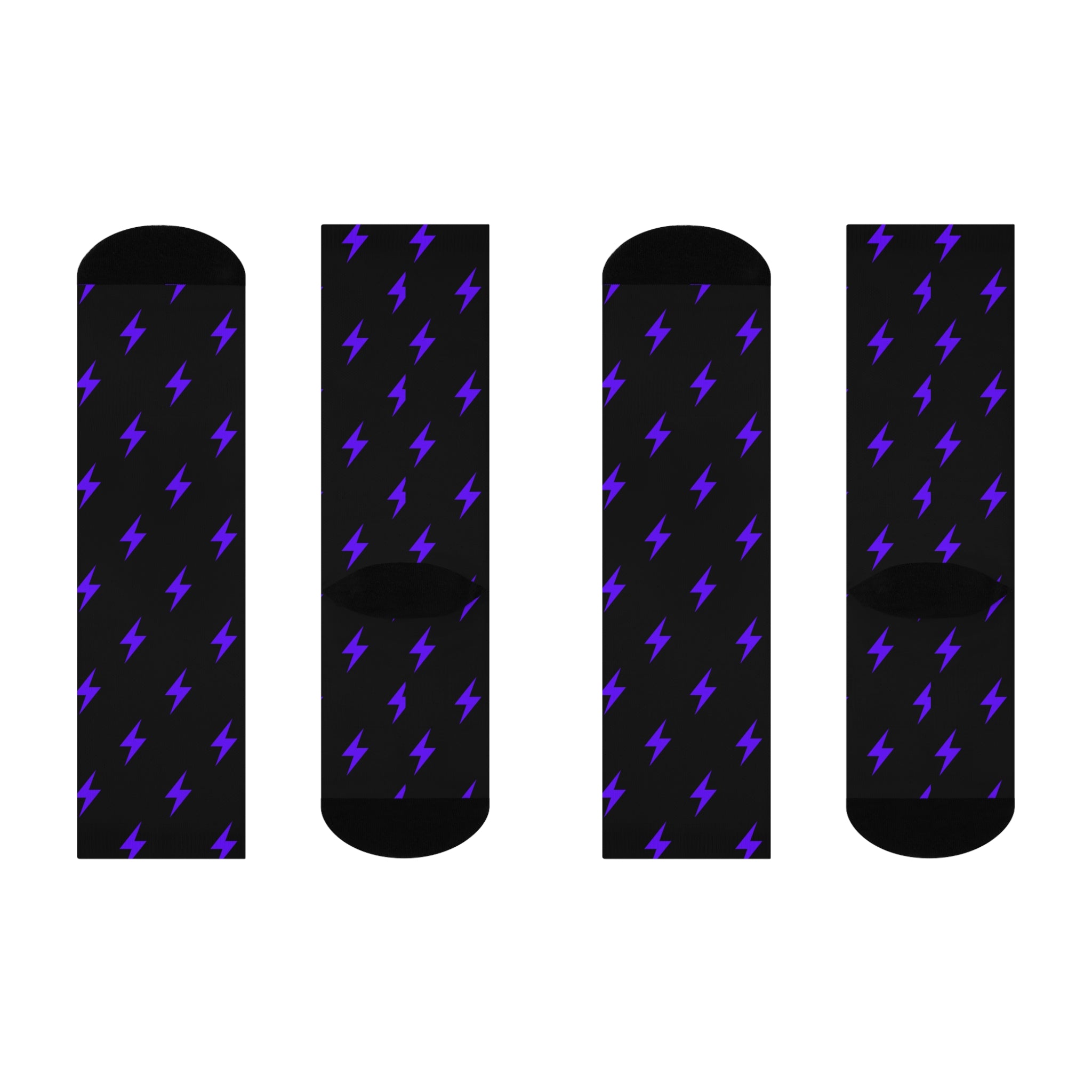 Bolts Cushioned Crew Socks