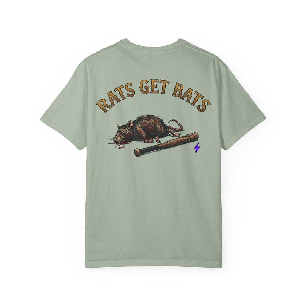 Rats Get Bats Garment-Dyed T-shirt