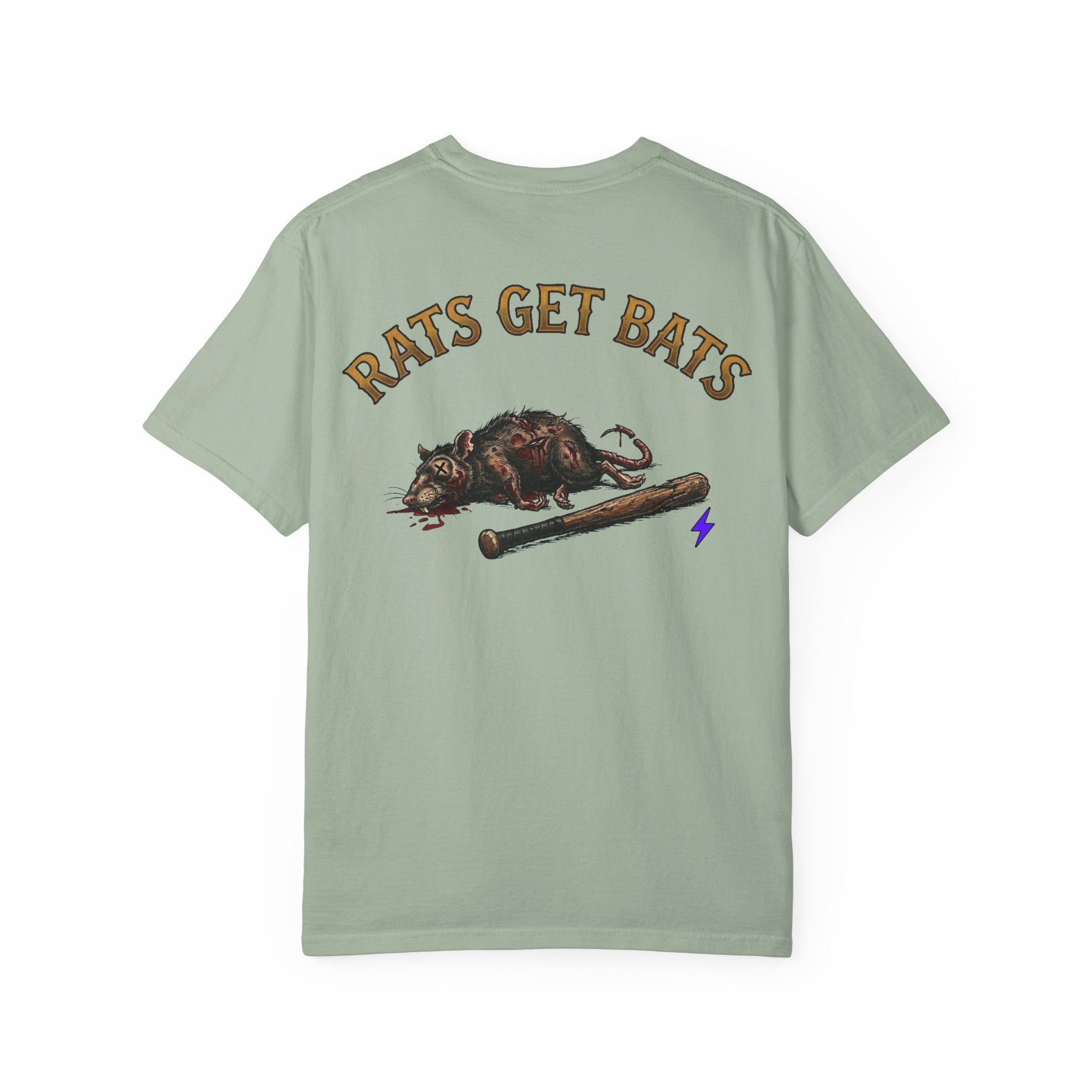 Rats Get Bats Garment-Dyed T-shirt