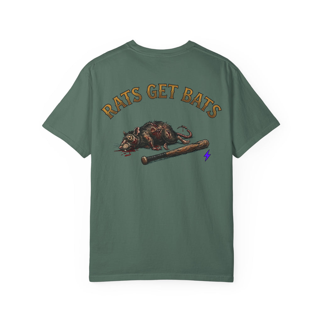 Rats Get Bats Garment-Dyed T-shirt